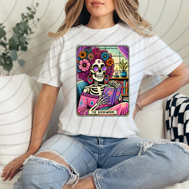 The Bookworm Tarot Direct-To-Film Transfer